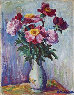 František Bukáček (1910-1988) - Pivoňky