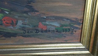 Jan Dědina (1870-1956) - Kytice jiřin