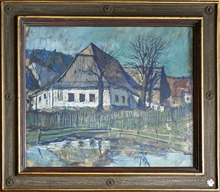 František Emler (1912-1992) - Chalupa na Vysočině