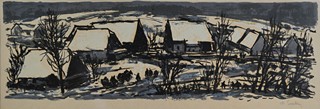 František Emler (1912 - 1992) - Pražský motiv