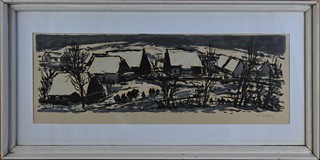 František Emler (1912 - 1992) - Pražský motiv