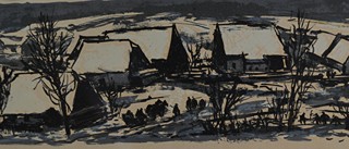 František Emler (1912 - 1992) - Pražský motiv