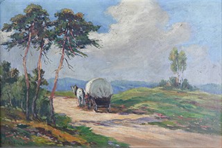 Josef Bino (1881-1947) - Koňský povoz