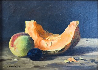 Josef Kadeřábek (1915 - 2002) - Zátiší s dýní