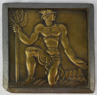 Jaroslav Horejc (1886 - 1983) - Plaketa bronzová, Bojovník