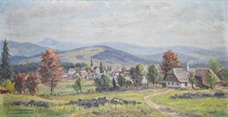 Josef Hora (1891 - 1945) - Městečko