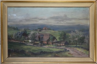 Josef Hora (1891 - 1945) - Krajina s kostelíkem