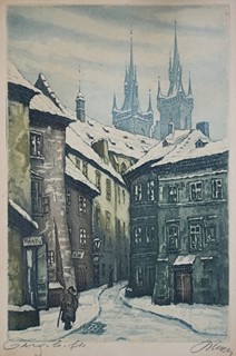 Václav Souček - Pražská ulička