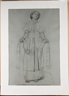 František Ženíšek (1849 - 1916) - Studie ke svaté Ludmile