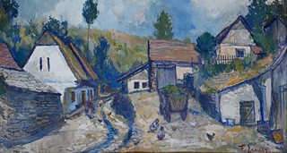 František Emler (1912-1992) - Na návsi