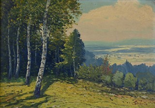 Jaroslav Trinkmoc (1883 - 1956) - Pohled do údolí