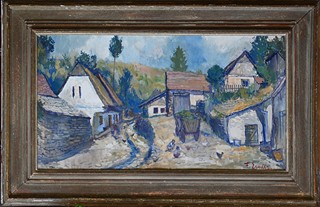 František Emler (1912-1992) - Na návsi