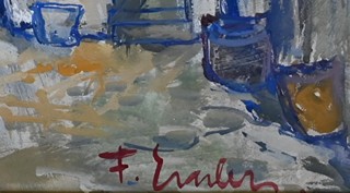 František Emler (1912-1992) - Na návsi