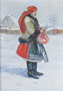 Alois F. Tužinský (1907-?) - Žena v kroji