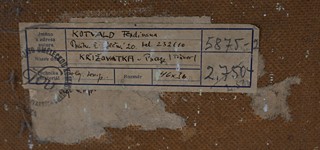 Ferdinand Kotvald (1898-1980) - Křižovatka v Praze(Tišnov)