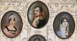 Miniatury s Napoleonem a rodinou