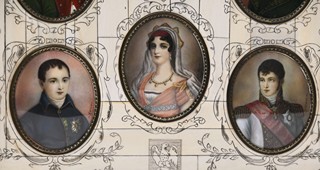 Miniatury s Napoleonem a rodinou