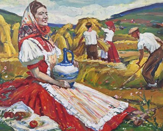 Vlastimil Košvanec (1887 - 1961) - O žních