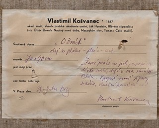 Vlastimil Košvanec (1887 - 1961) - O žních