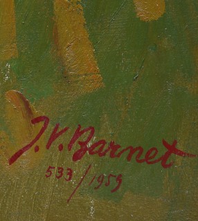 Josef Václav Barnet (1907 - 1990) - Slunečnice - velký formát