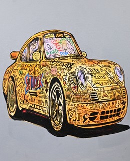 Patrik Saudek (1968) - Popartové Porsche 911