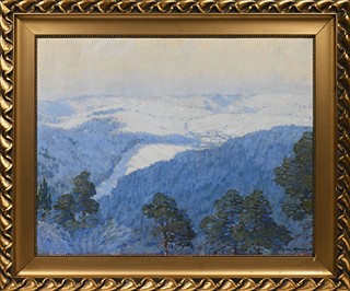 Augustin Mervart (1889 - 1968) - Horská krajina v zimě