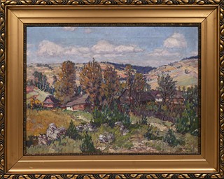 Augustin Mervart (1889 - 1968) - Chalupy v letní krajině