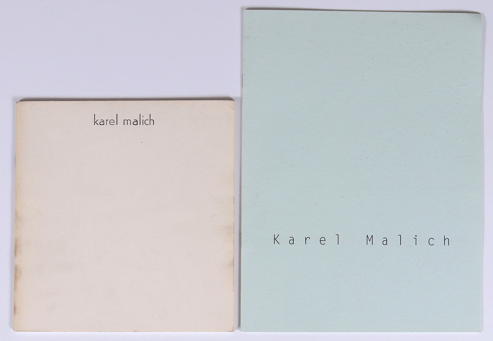 Karel Malich (1924-) - Konvolut dvou katalogů
