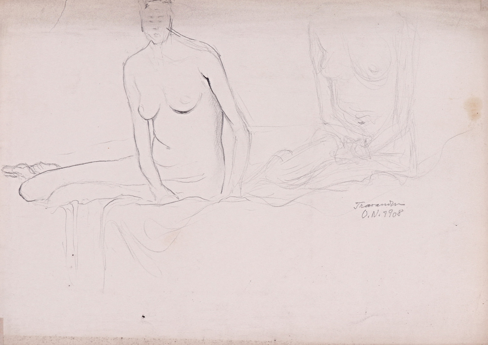 Otakar Nejedlý (1883-1957) - Akt