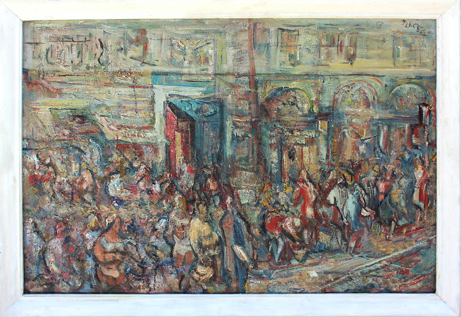 Bedřich Plaček (1890-1980) - Na pražské ulici