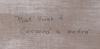 Pavel Horák (1976-) - Červená a modrá