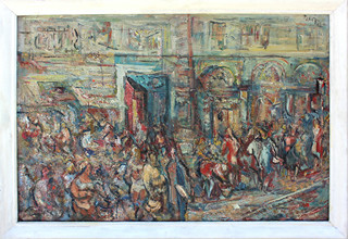 Bedřich Plaček (1890-1980) - Na pražské ulici