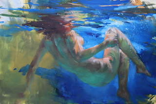 Jan Spěváček (1973-) - Koupání v modři