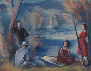 Bohumil Ullrych (1893-1948) - U řeky