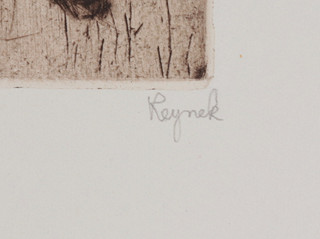 Bohuslav Reynek (1892-1971) - Klády ve sněhu