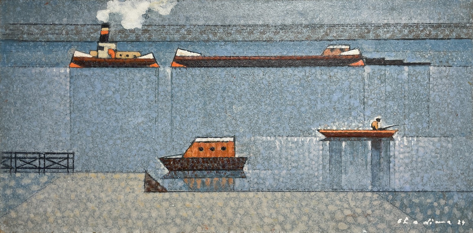 Jiří Chadima 1923 - U řeky