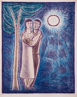 Karel Černý 1910 - 1960 - Milenci