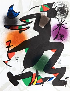 Joan Miró 1893 - 1983 - Litographie Originale IV