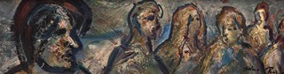Václav Hejna 1914 - 1985 - Paris lidé na boulvardu