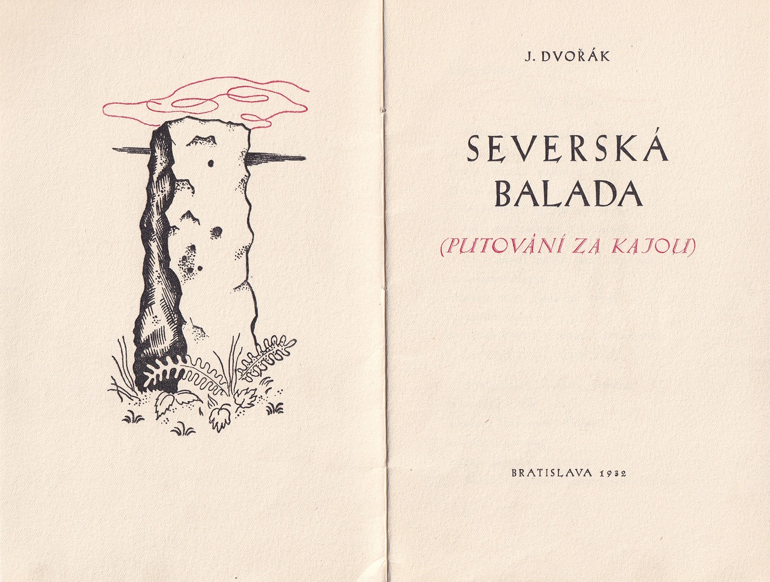 Mikuláš Galanda 1895 - 1938 - J. Dvořák: Severská balada (Putování za Kajou)
