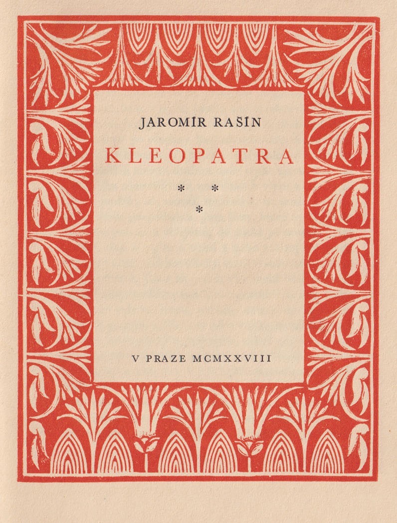 František Kobliha 1877 - 1962 - Jaromír Rašín: Kleopatra