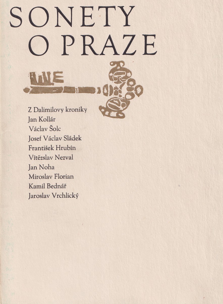 Miloslav Troup 1917 - 1993 - Sonety o Praze