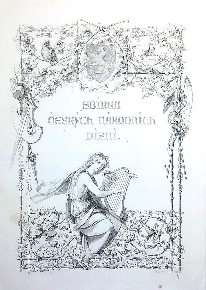 Josef Mánes 1820 - 1871 - Wáclav Alois Swoboda: Sbírka českých národních písní : Sammlung böhmischer National-Lieder
