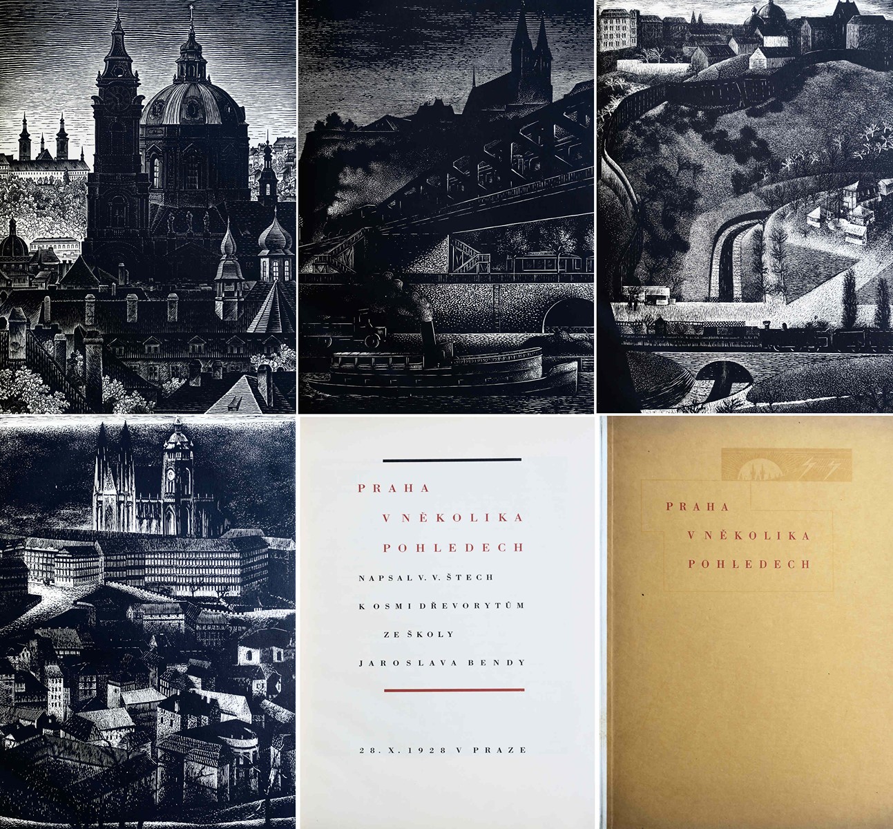 Richard Lander 1904 - 1982 - V.V. Štech: Praha v několika pohledech