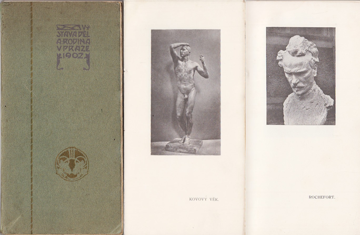 Auguste Rodin 1840 - 1917 - Katalog výstavy děl sochaře Aug. Rodina v Praze, Zahrada Kinského, od 10.V do 15.VII.1902.