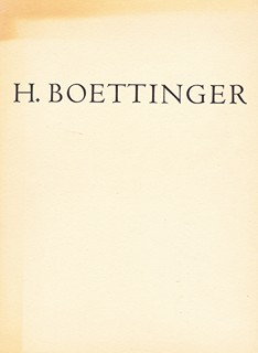 Hugo Boettinger  1880 - 1934 - Grafické zjevy VI