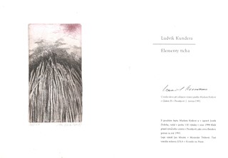 Markéta Králová  1952 - L. Kundera: Elementy ticha