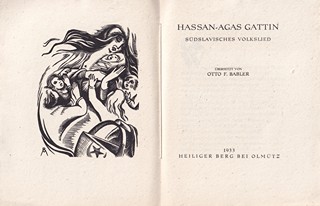 Otto František Babler  1901 - 1984 - Hassan-Agas Gattin