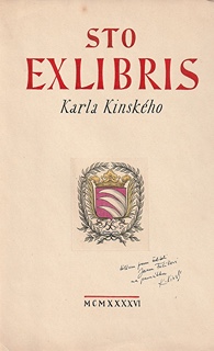 Karel Kinský - Sto Exlibris Karla Kinského