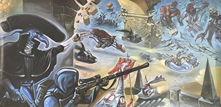 Karel  Jerie  1977 - limitovaná edice 3 dílů knihy Candide (knihy, plakát, triko, postavička, grafika)